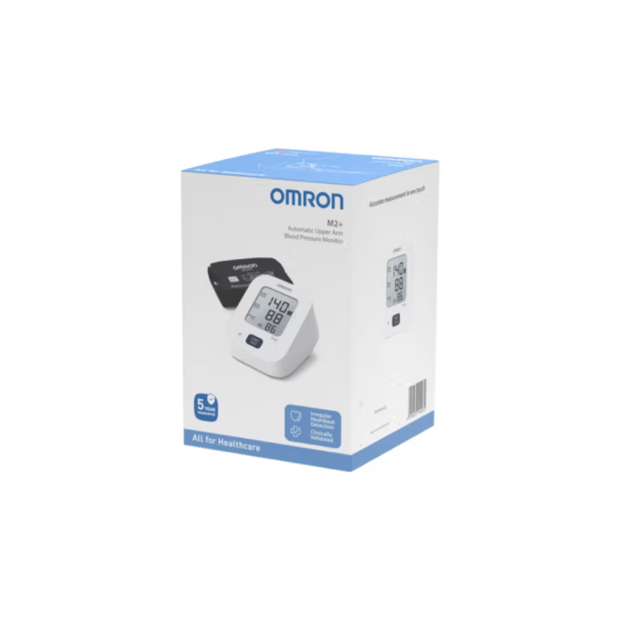 Omron M2+ Digital Blodtryksmåler indpakning